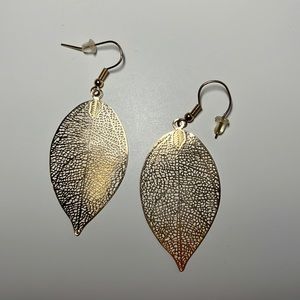 Gold Leaf Earrings